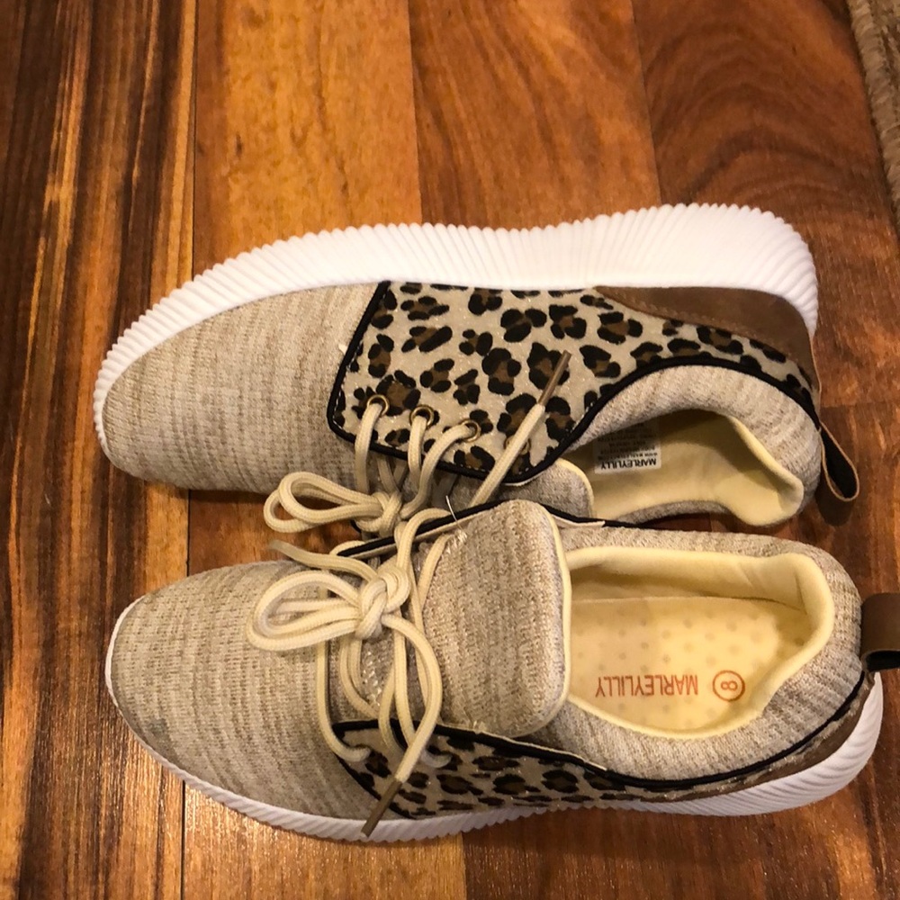 Brand New MarleyLilly Leopard Sneakers Size 8